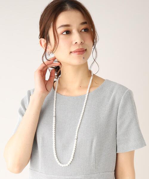 UNTITLED（アンタイトル）の「◆【セレモニー】メタルポイントパールネックレス（ネックレス・レディース・ゴールド/シルバー・99）」の9枚目の写真