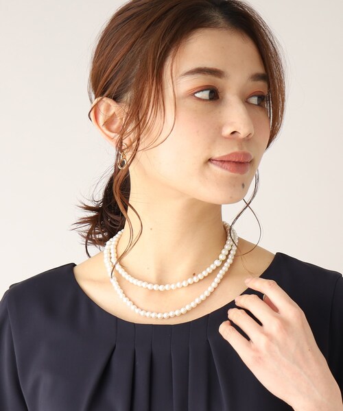 UNTITLED（アンタイトル）の「◆【セレモニー】メタルポイントパールネックレス（ネックレス・レディース・ゴールド/シルバー・99）」の12枚目の写真