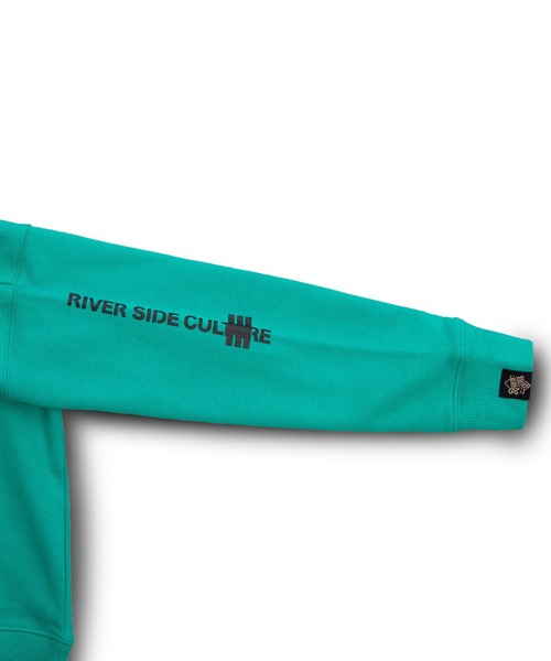 RIVER SIDE CULTURE(リバーサイドカルチャー)の「RIVER SIDE CULTURE/COTTON100% RSCエジプト文明ホルスの目モチーフ プルパーカー(M4)(パーカー・メンズ・杢グレー/ブルーグリーン/ブラック・MEDIUM/LARGE/X-LARGE)」の17枚目の写真