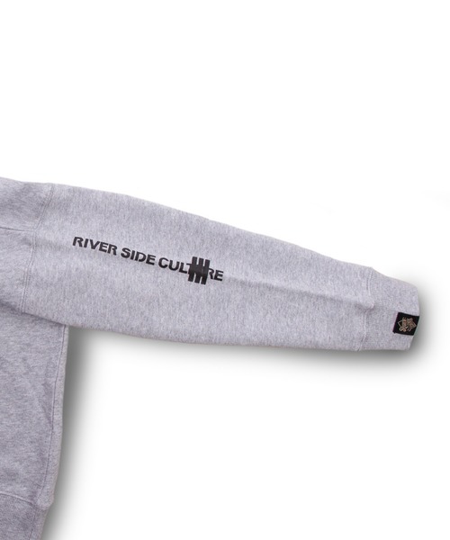 RIVER SIDE CULTURE(リバーサイドカルチャー)の「RIVER SIDE CULTURE/COTTON100% RSCエジプト文明ホルスの目モチーフ プルパーカー(M4)(パーカー・メンズ・杢グレー/ブルーグリーン/ブラック・MEDIUM/LARGE/X-LARGE)」の12枚目の写真