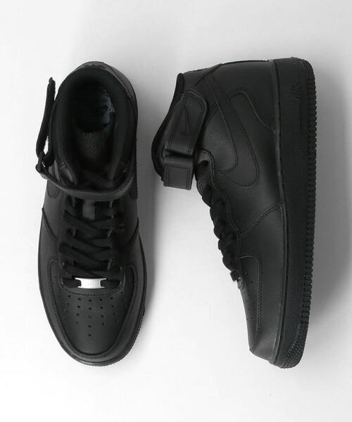 NIKE(ナイキ)の「<NIKE> AIRFORCE 1 MID 07/エアフォース1 ミッド(スニーカー・メンズ・ブラック/ホワイト・26.5cm/27cm/27.5cm/28cm/28.5cm/29cm/26cm)」の2枚目の写真