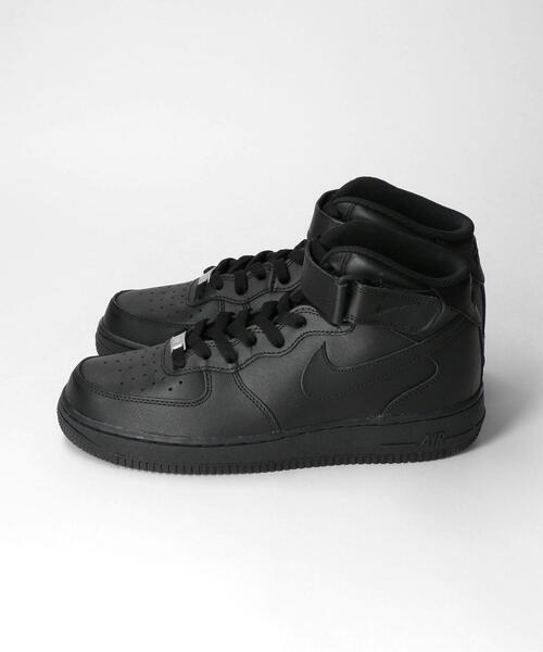 NIKE(ナイキ)の「<NIKE> AIRFORCE 1 MID 07/エアフォース1 ミッド(スニーカー・メンズ・ブラック/ホワイト・26.5cm/27cm/27.5cm/28cm/28.5cm/29cm/26cm)」の4枚目の写真
