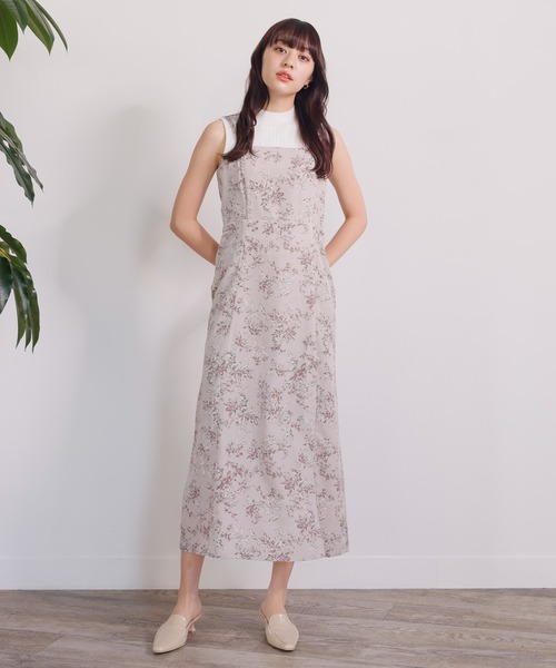 LADYMADE（レディメイド）の「フレアスリットキャミワンピース（ワンピース・レディース・アイボリー/ブラック/パープル・FREE）」の3枚目の写真