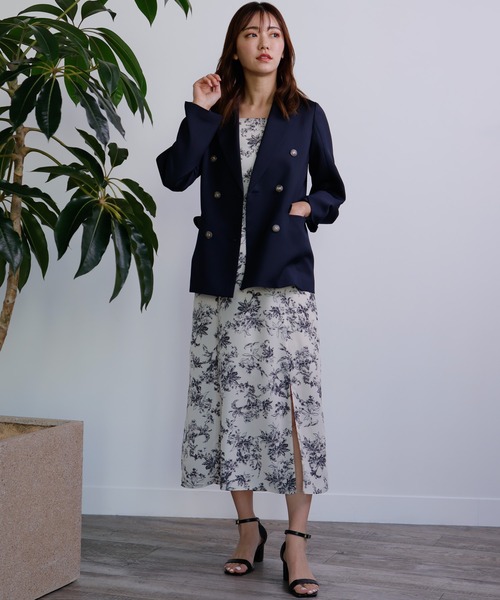 LADYMADE（レディメイド）の「フレアスリットキャミワンピース（ワンピース・レディース・アイボリー/ブラック/パープル・FREE）」の4枚目の写真