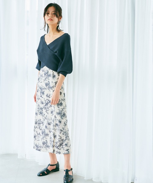 LADYMADE（レディメイド）の「フレアスリットキャミワンピース（ワンピース・レディース・アイボリー/ブラック/パープル・FREE）」の19枚目の写真