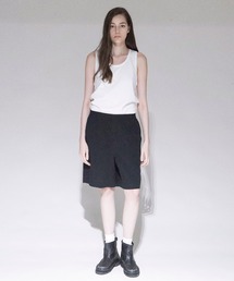 【VOAAOV】HIGH TWISTED ORGANIC COTTON Short Pants