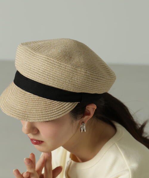 FREE'S MART（フリーズマート）の「◆ブレードマリンキャスケット（キャスケット・レディース・ベージュ/ブラック・ﾌﾘ-）」の12枚目の写真