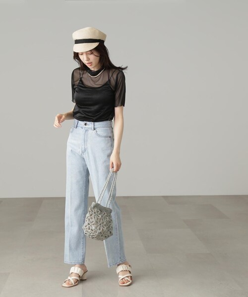 FREE'S MART（フリーズマート）の「◆ブレードマリンキャスケット（キャスケット・レディース・ベージュ/ブラック・ﾌﾘ-）」の7枚目の写真