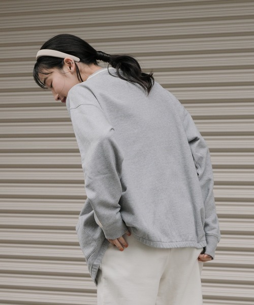 Levi's(リーバイス)の「Levi's/リーバイス GOLD TAB(TM) スウェットシャツ カーディガン グレー VINTAGE HTR GREY(カーディガン/ボレロ・レディース・マルチ・M/S/XS)」の3枚目の写真