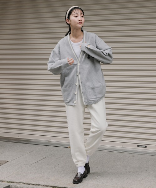 Levi's(リーバイス)の「Levi's/リーバイス GOLD TAB(TM) スウェットシャツ カーディガン グレー VINTAGE HTR GREY(カーディガン/ボレロ・レディース・マルチ・M/S/XS)」の7枚目の写真