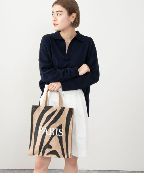 MAISON BENGAL（マイソンベンガル）の「【MAISON BENGAL/ メゾンベンガル】別注アニマルプリントトート（トートバッグ・レディース・ゼブラ/レオパード・FREE）」の14枚目の写真