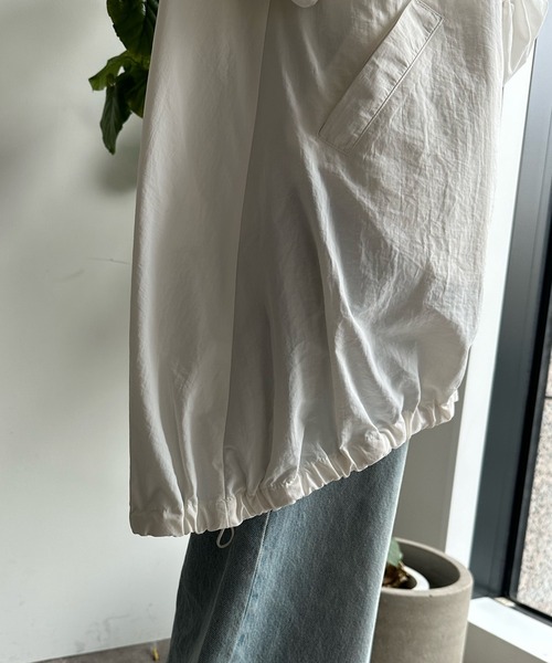 DouDou（ドゥドゥ）の「【WEB限定】ナイロンモンスターパーカー（ブルゾン・レディース・オフホワイト/ブラック・FREE）」の17枚目の写真