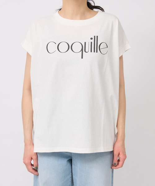 RIVE DROITE(リヴドロワ)の「ゆったりした楽ちんなサイズ感/ロゴフレンチカットソー(Tシャツ/カットソー・レディース・ブラウン/オフホワイト・FREE)」の15枚目の写真