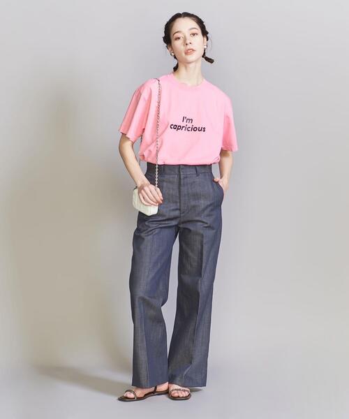 FUNG（ファング）の「＜FUNG＞ベーシック プリント Tシャツ（Tシャツ/カットソー・レディース・ピンク/ホワイト/ブラック・FREE）」の9枚目の写真