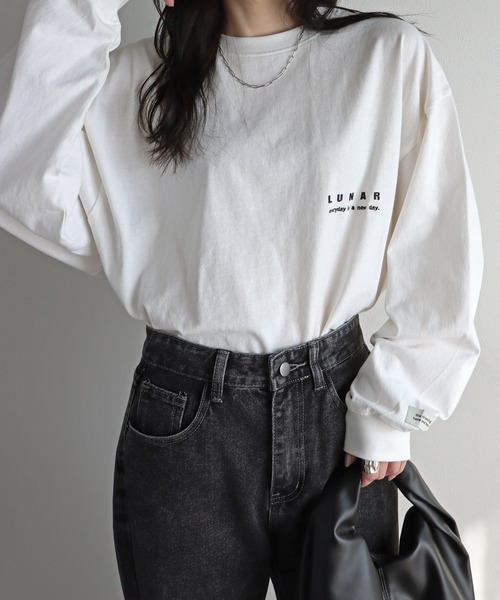 COURO（コウロ）の「刺繍ボリュームスリーブロンT（Tシャツ/カットソー