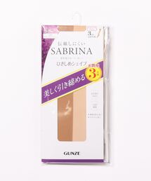 SABRINA/サブリナ ショートストッキング 引き締めシェイプ 3足組 伝線しにくい