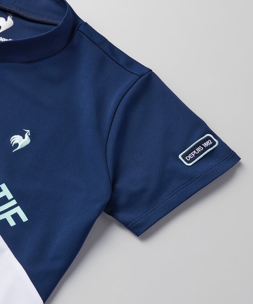le coq sportif golf - le coq sportif golf ルコック ロゴ モックネック シャツ ルコックスポルティフ ゴルフ le coq sportif golf ベーシック