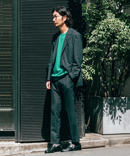 EDIFICE（エディフィス）の「ホールガーメント ニットTシャツ（ニット/セーター・メンズ・チャコールグレー/ブラック/モスグリーン/ベージュ/イエロー・MEDIUM/LARGE）」の10枚目の写真