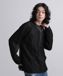 HARE | スカシアミデザインカット(HARE)(Tシャツ/カットソー)