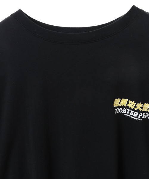 Candy Stripper（キャンディストリッパー）の「FIGHT PEPE BIG Tシャツ（Tシャツ/カットソー・レディース・ブルー/パープル/ブラック/オフホワイト・2）」の8枚目の写真