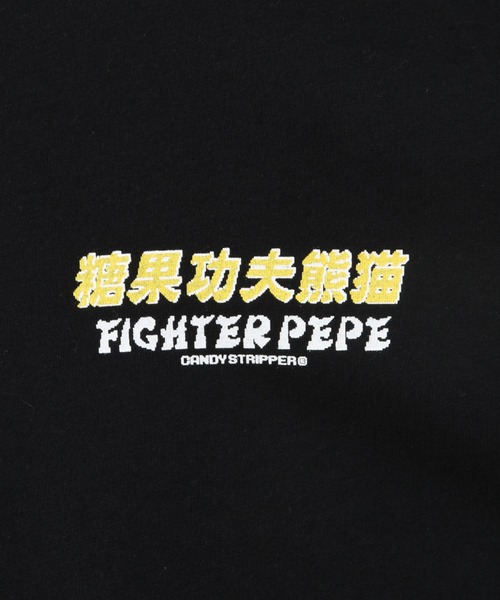 Candy Stripper（キャンディストリッパー）の「FIGHT PEPE BIG Tシャツ（Tシャツ/カットソー・レディース・ブルー/パープル/ブラック/オフホワイト・2）」の18枚目の写真