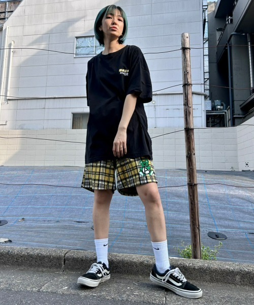 Candy Stripper（キャンディストリッパー）の「FIGHT PEPE BIG Tシャツ（Tシャツ/カットソー・レディース・ブルー/パープル/ブラック/オフホワイト・2）」の9枚目の写真