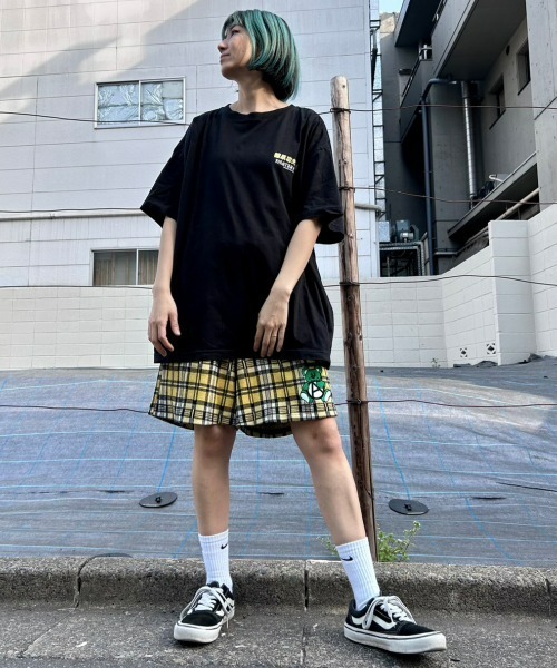 Candy Stripper（キャンディストリッパー）の「FIGHT PEPE BIG Tシャツ（Tシャツ/カットソー・レディース・ブルー/パープル/ブラック/オフホワイト・2）」の11枚目の写真