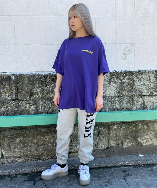 Candy Stripper（キャンディストリッパー）の「FIGHT PEPE BIG Tシャツ（Tシャツ/カットソー・レディース・ブルー/パープル/ブラック/オフホワイト・2）」の20枚目の写真