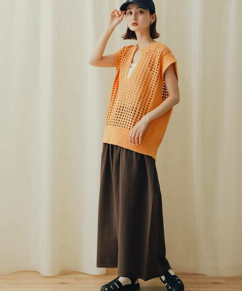 Rene 新品未使用　サマーニットスカート マーメイド ニット ミモレ[品番：AIKW0000643]｜ica（アイカ）の