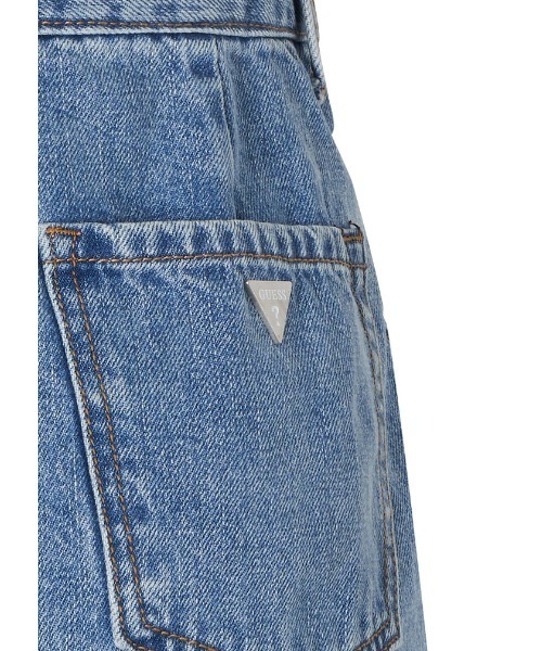 Guess（ゲス）の「Front Split Long Denim Skirt（デニムスカート・レディース・ライトブルー・24inch/26inch）」の3枚目の写真