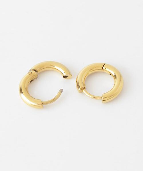 SMELLY(スメリー)の「316Lミニフープピアス(ピアス(両耳用)・レディース・ゴールド/シルバー・-)」の15枚目の写真