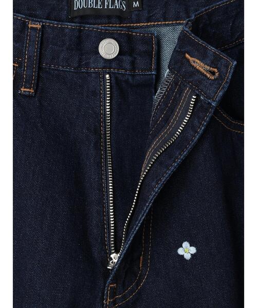 Green　Parks（グリーンパークス）の「・Double　Flags　ハナ&?　刺繍デニムパンツ（デニムパンツ・レディース・ワンウォッシュ/ライトインディゴブルー・L/M）」の20枚目の写真