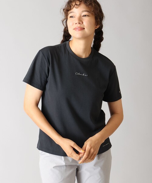 Columbia(コロンビア)の「Columbia/ ポーラーパイオニアII ショートスリーブTシャツ /コロンビア(Tシャツ/カットソー・レディース・グリーン/ネイビー/ホワイト/ピンク/ベージュ/イエロー/ブラック/ストーン/パープル/ブルー/ブラック系その他・S/M/XL/L)」の5枚目の写真