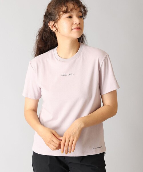 Columbia(コロンビア)の「Columbia/ ポーラーパイオニアII ショートスリーブTシャツ /コロンビア(Tシャツ/カットソー・レディース・グリーン/ネイビー/ホワイト/ピンク/ベージュ/イエロー/ブラック/ストーン/パープル/ブルー/ブラック系その他・S/M/XL/L)」の9枚目の写真
