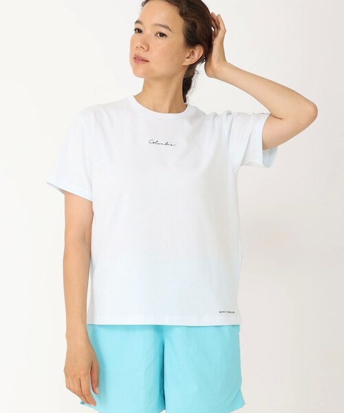 Columbia(コロンビア)の「Columbia/ ポーラーパイオニアII ショートスリーブTシャツ /コロンビア(Tシャツ/カットソー・レディース・グリーン/ネイビー/ホワイト/ピンク/ベージュ/イエロー/ブラック/ストーン/パープル/ブルー/ブラック系その他・S/M/XL/L)」の2枚目の写真