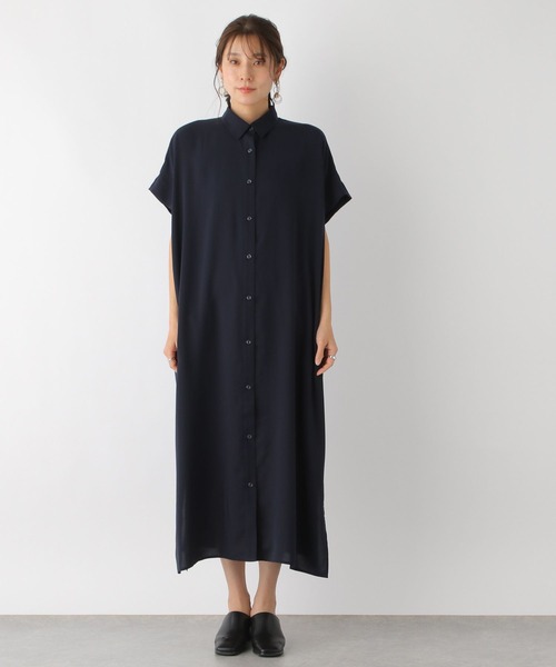 LEPSIM(レプシィム)の「マルチメリットロングワンピース 164083(ワンピース・レディース・ネイビー/レッド/カーキ/ブラウン・FREE)」の13枚目の写真