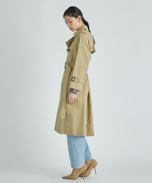 beautiful people（ビューティフルピープル）の「【beautiful people/ビューティフルピープル】ultimate pima THE TRENCH COATE/トレンチコート（トレンチコート・レディース・ベージュ・X-SMALL/SMALL）」の9枚目の写真