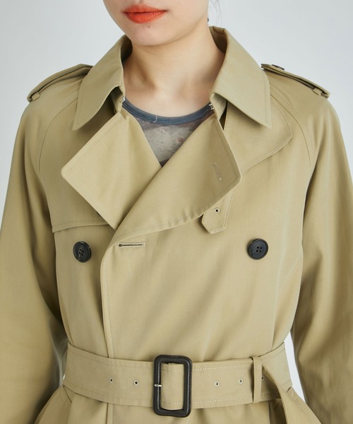 beautiful people（ビューティフルピープル）の「【beautiful people/ビューティフルピープル】ultimate pima THE TRENCH COATE/トレンチコート（トレンチコート・レディース・ベージュ・X-SMALL/SMALL）」の6枚目の写真