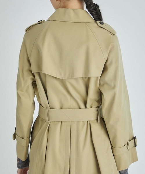 beautiful people（ビューティフルピープル）の「【beautiful people/ビューティフルピープル】ultimate pima THE TRENCH COATE/トレンチコート（トレンチコート・レディース・ベージュ・X-SMALL/SMALL）」の2枚目の写真
