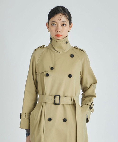 beautiful people（ビューティフルピープル）の「【beautiful people/ビューティフルピープル】ultimate pima THE TRENCH COATE/トレンチコート（トレンチコート・レディース・ベージュ・X-SMALL/SMALL）」の3枚目の写真