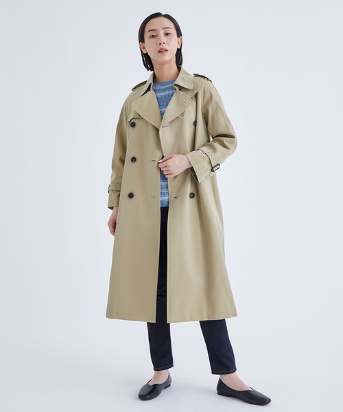 beautiful people（ビューティフルピープル）の「【beautiful people/ビューティフルピープル】ultimate pima THE TRENCH COATE/トレンチコート（トレンチコート・レディース・ベージュ・X-SMALL/SMALL）」の15枚目の写真