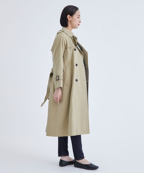 beautiful people（ビューティフルピープル）の「【beautiful people/ビューティフルピープル】ultimate pima THE TRENCH COATE/トレンチコート（トレンチコート・レディース・ベージュ・X-SMALL/SMALL）」の14枚目の写真
