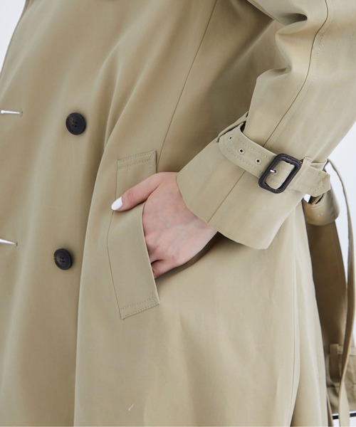beautiful people（ビューティフルピープル）の「【beautiful people/ビューティフルピープル】ultimate pima THE TRENCH COATE/トレンチコート（トレンチコート・レディース・ベージュ・X-SMALL/SMALL）」の17枚目の写真