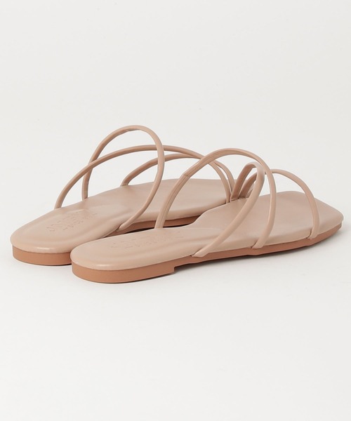 Miniministore（ミニミニストア）の「ナローストラップ フラップサンダル（サンダル・レディース・ベージュ/ブラウン/ブラック/ライトブルー・35/39/37/38/36）」の6枚目の写真