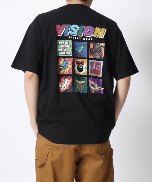80s VISION STREET WEAR マルチシャツ USA製TM表記