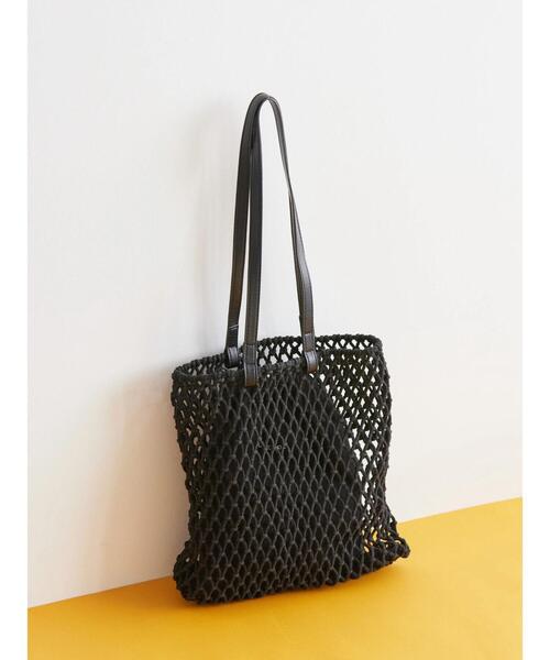AMERICAN HOLIC（アメリカンホリック）の「マクラメトートバッグ B（トートバッグ・レディース・ブラック・FREE）」の16枚目の写真