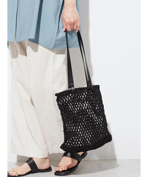 AMERICAN HOLIC（アメリカンホリック）の「マクラメトートバッグ B（トートバッグ・レディース・ブラック・FREE）」の11枚目の写真