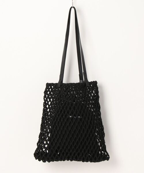 AMERICAN HOLIC（アメリカンホリック）の「マクラメトートバッグ B（トートバッグ・レディース・ブラック・FREE）」の2枚目の写真