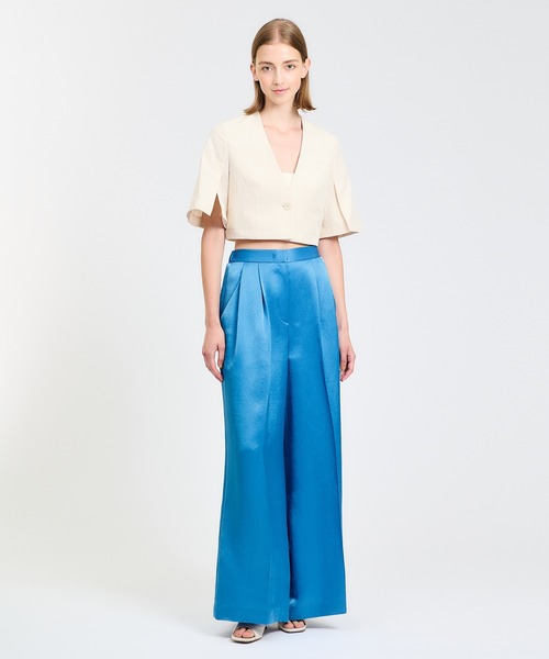 タグ付き✨美品✨エストネーション Vネックノーカラースーツ　38 ベージュ系 zz-3210904090285_420-1.jpg?