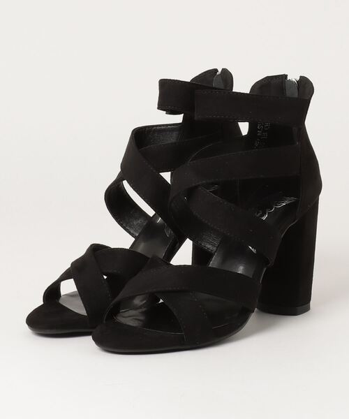 LOVEHUNTER(ラブハンター)の「LOVEHUNTER / グラディエーターヒールサンダル(サンダル・レディース・ブラック系その他/ブラック・S/M/L/LL)」の1枚目の写真